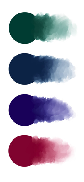 Hue Shifts in MyPaint
